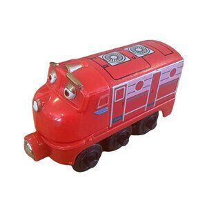 Chuggington Wooden Railway Wilson Red Engine Tomy Magnetic Train Toy